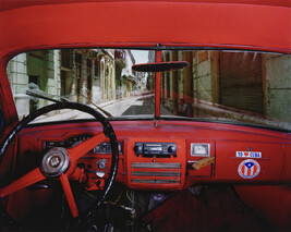 Sol and Cuba, Old Havana - looking north from Alberto Roja's 1951 Plymouth