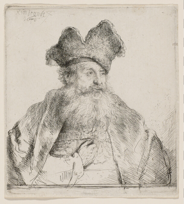 Old Man with a Divided Fur Cap