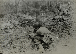 An Infantryman Looks at His Dead Comrades in Julich