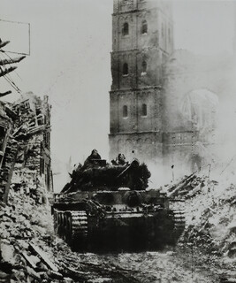 British Armour Moves into Uedem, Germany