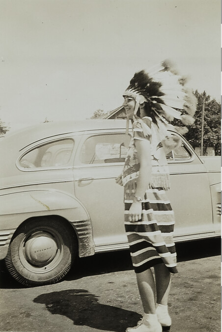 Young Woman with Plains-style Headdress