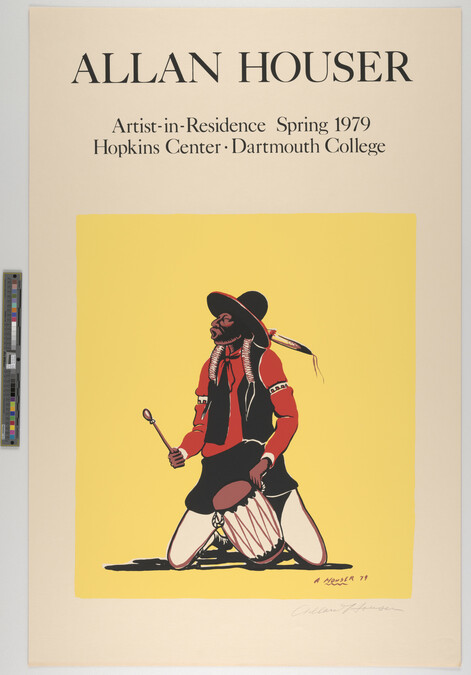 Alternate image #1 of Allan Houser, Dartmouth College Artist-in-Residence Spring 1979 Poster