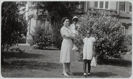 Woman with Two Children, One in Her Arms and another Standing by Her Side, Hempstead, Texas