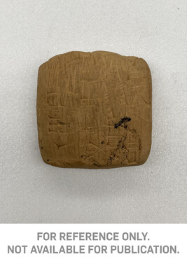 Cuneiform Tablet, Textiles from I-kala, received by Lugal-urrani, the man of the governor.