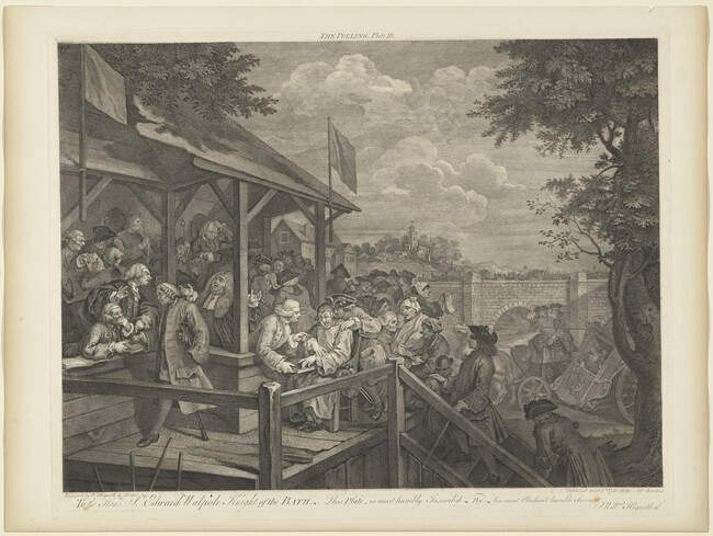 The Polling, Plate III: Four Prints of an Election