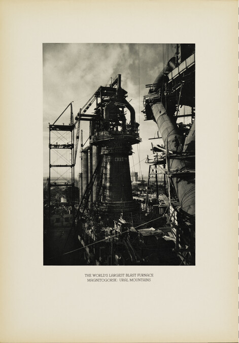 The World's Largest Blast Furnace Magnitogorsk: Ural Mountains, from the portfolio Margaret Bourke White's Photographs of U.S.S.R.