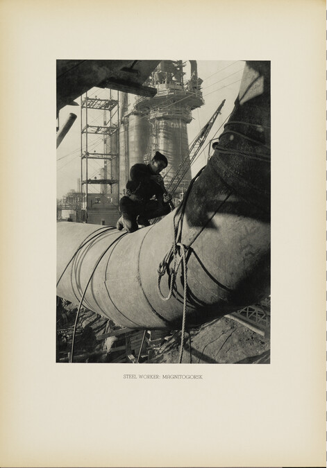 Steel Worker: Magnitogorsk, from the portfolio Margaret Bourke White's Photographs of U.S.S.R.