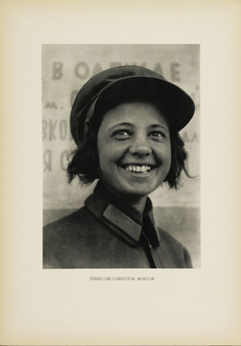 Street Car Conductor: Moscow, from the portfolio Margaret Bourke White's Photographs of U.S.S.R.