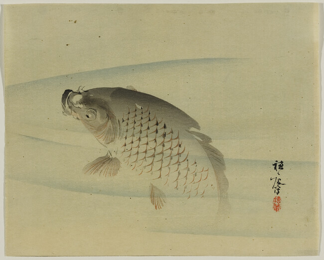Fish with Signature and Seal