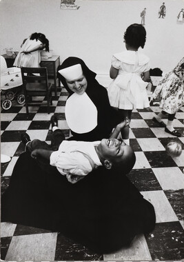Head Start (Nun laughing with a Boy), USA