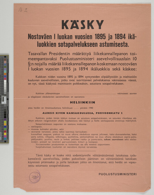 Alternate image #1 of Kasky...1895 ja 1894
