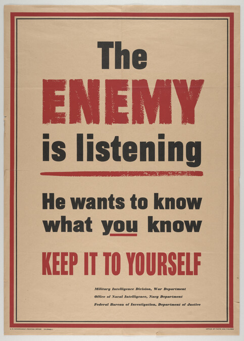 The Enemy is Listening