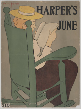 Harper's June (Lady Reading in Rocker)